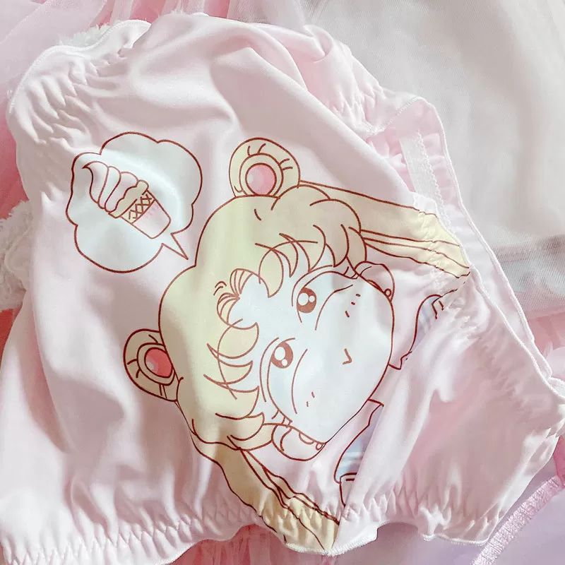 4 Pieces Sailor Moon Briefs AD11863