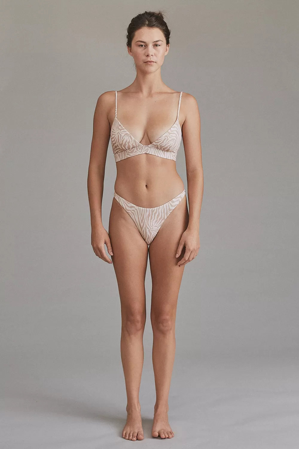 ACACIA Resort 2024 Calla Bodywear Top in Muted Marés