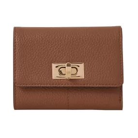 Accessorize London Women's Faux Leather Small Twistlock Purse