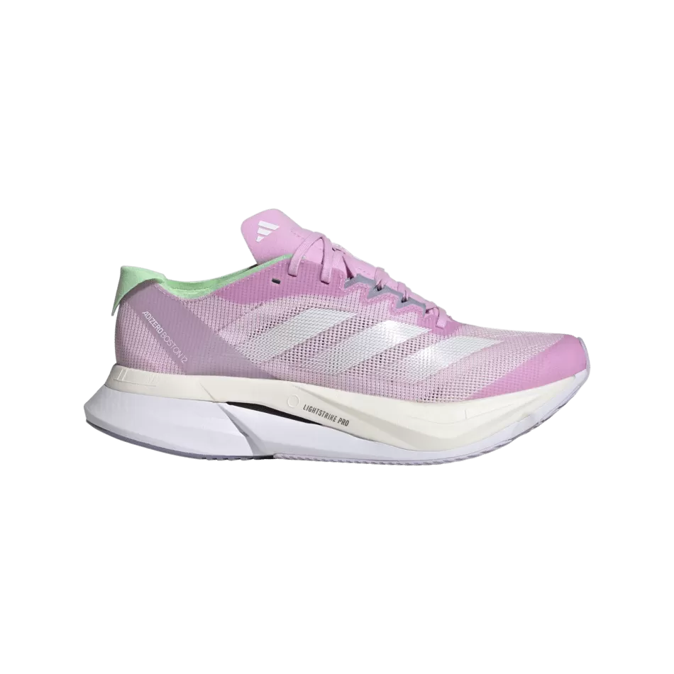 Adidas Adizero Boston 12 Women's Running Shoes SS24 Lilac