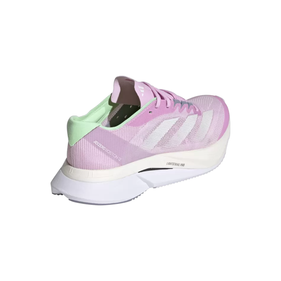 Adidas Adizero Boston 12 Women's Running Shoes SS24 Lilac