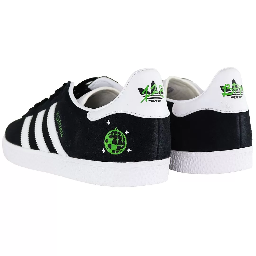 Adidas Gazelle Kids Black Trainers