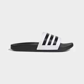 ADIDAS MEN'S ADILETTE COMFORT WHITE/BLACK SLIDES