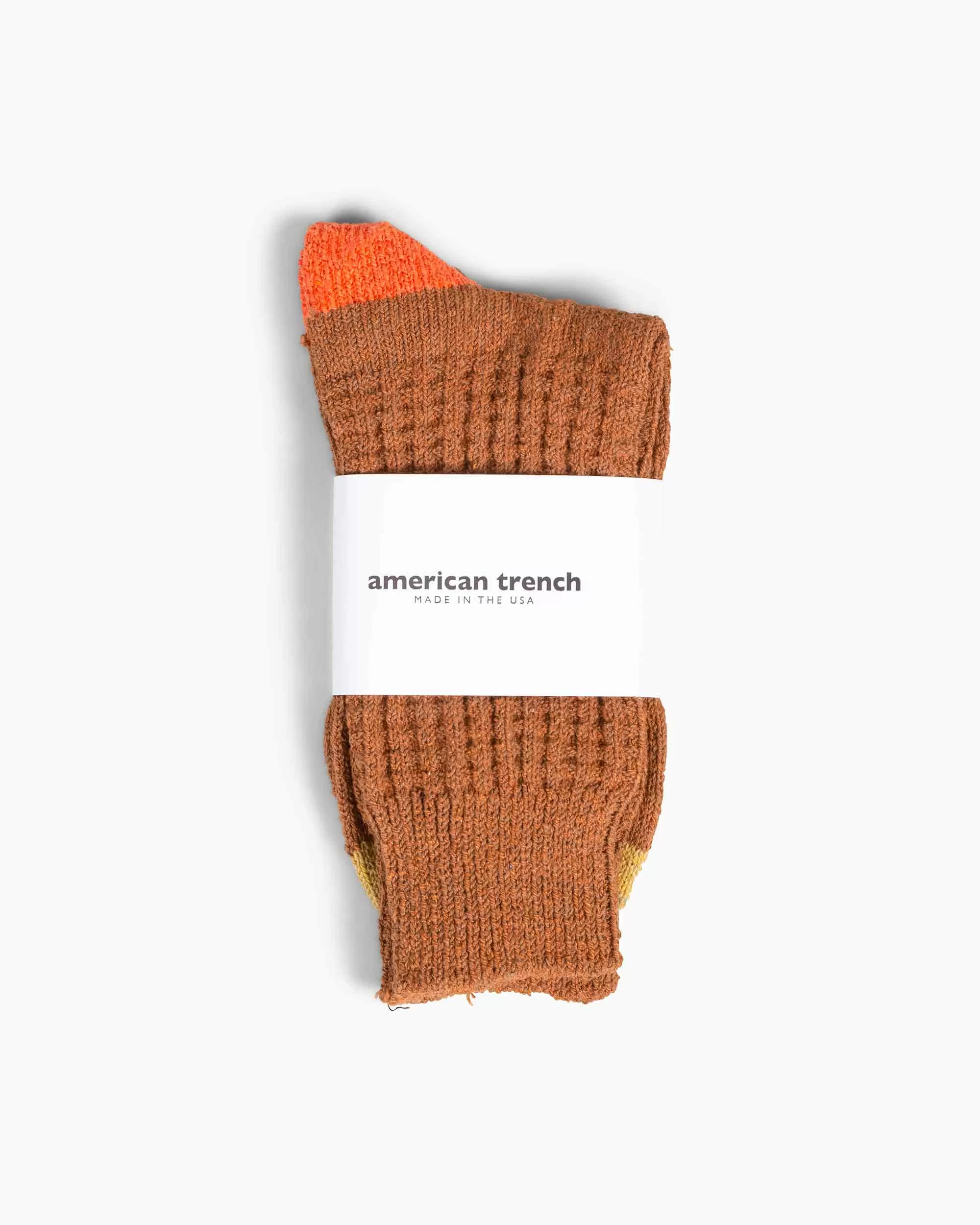 American Trench Waffle Sock Caramel