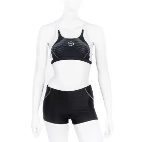 Aquarapid 2-piece women's swimsuit for the sea or swimming pool ALFA/C black