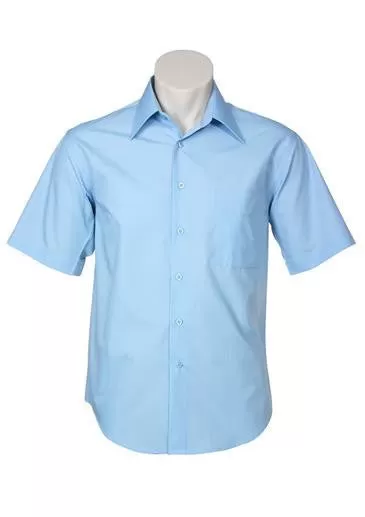 Biz Collection Mens Metro S/S Shirt (SH715)-Clearance