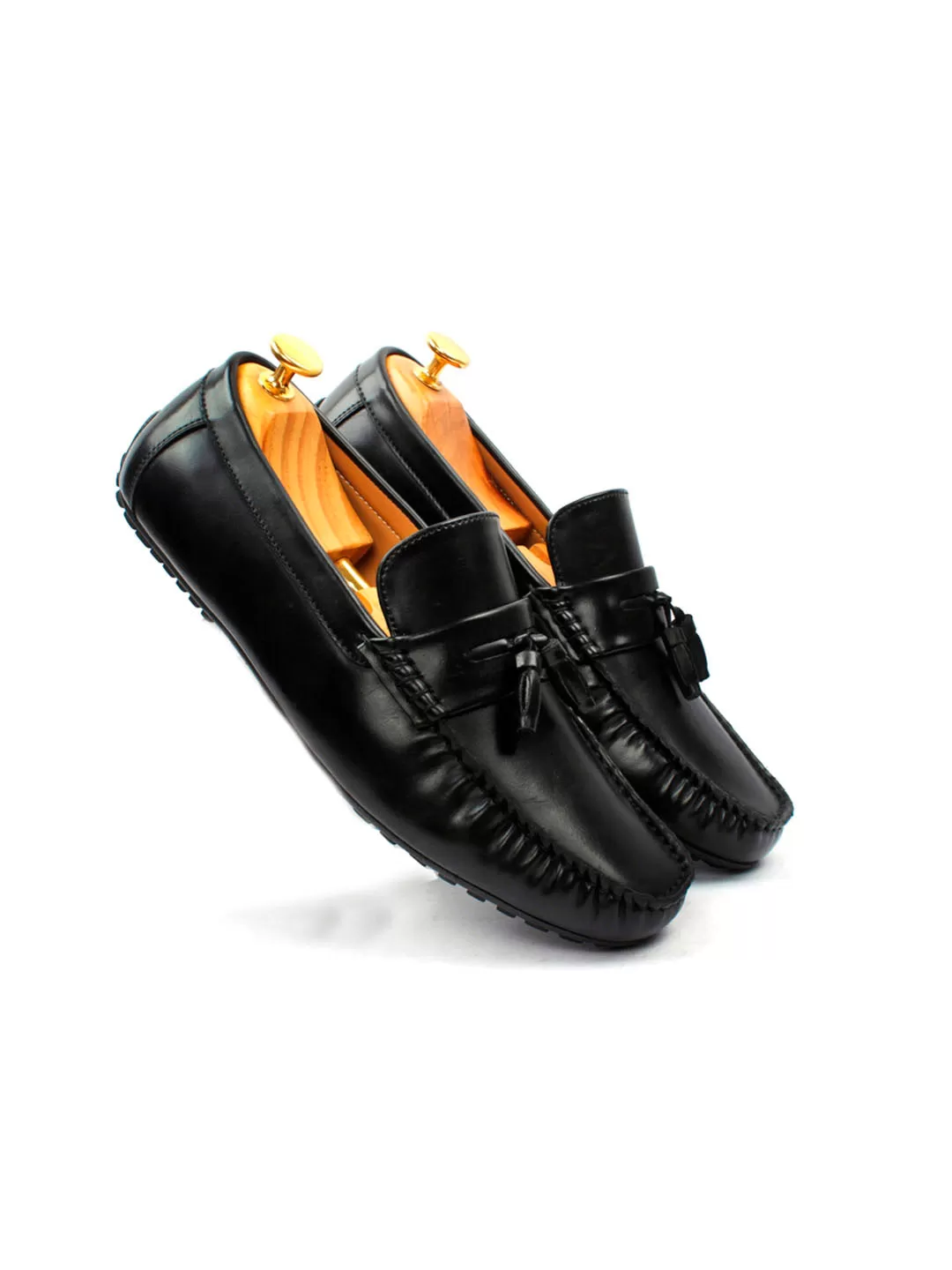 Black Tassel Loafers