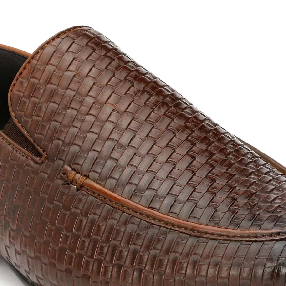 Brown Chatai Slip-on Loafers