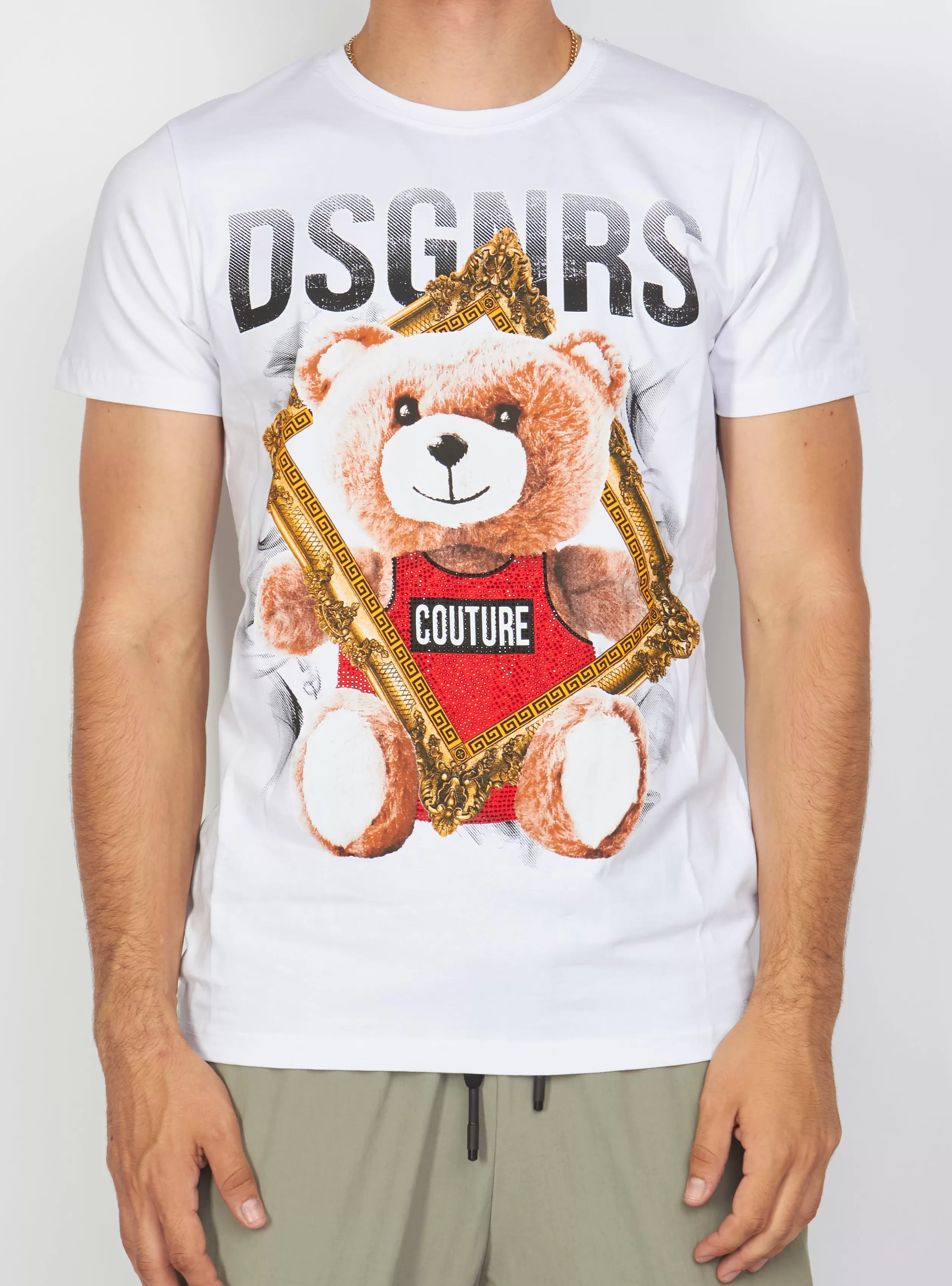 Buyer's Choice T-Shirt - Stones Bear - White - 3288 01