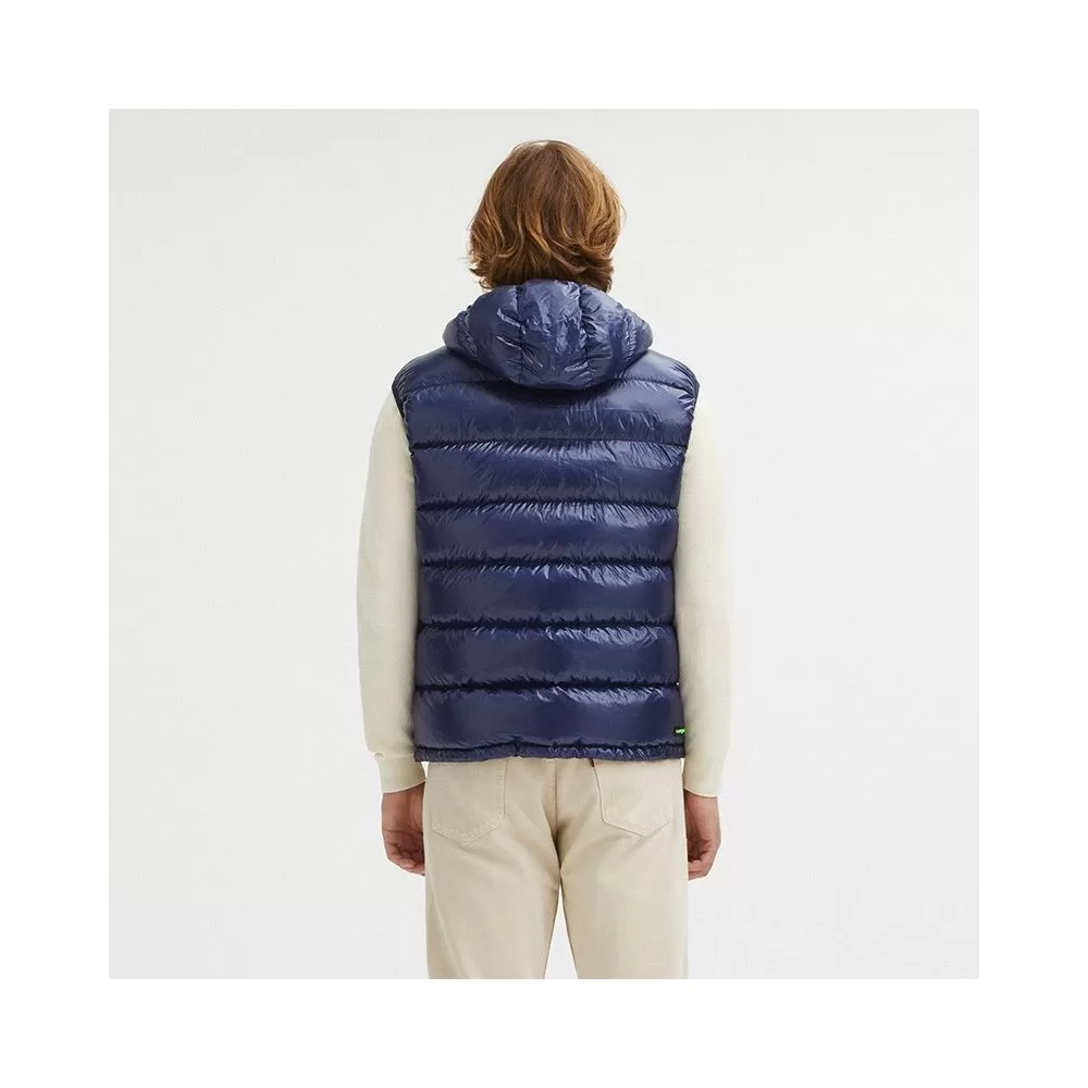 Centogrammi Blue Nylon Men's Reversible Men's Vest