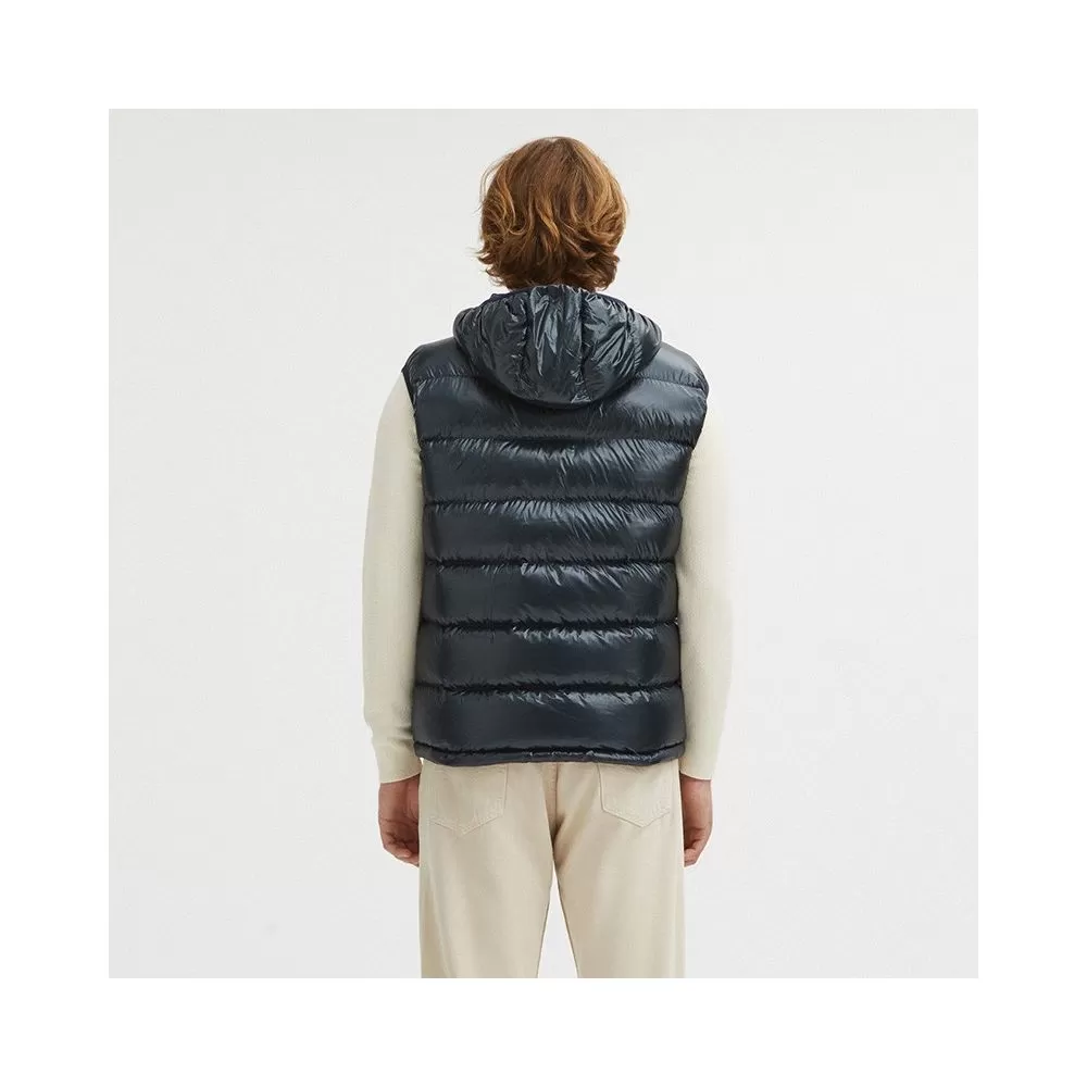 Centogrammi Blue Nylon Men's Reversible Men's Vest