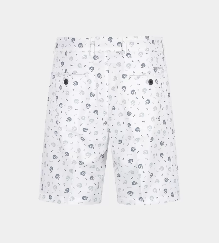 CLIMA SKULLZ SHORTS - WHITE