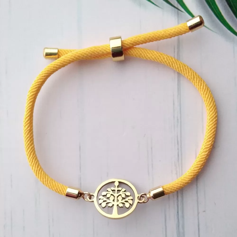 Dani Tree of Life 2 Corded Slider Bracelet