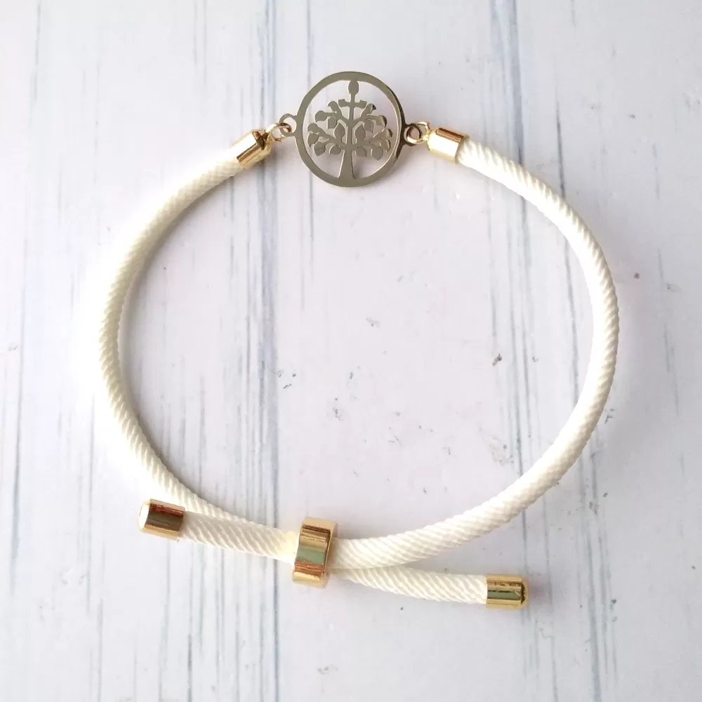 Dani Tree of Life 2 Corded Slider Bracelet