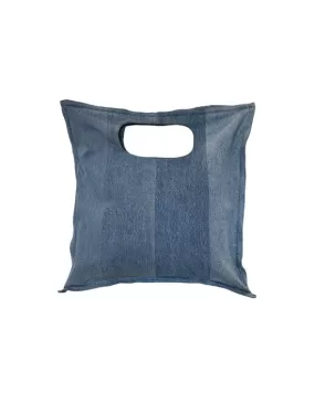 Denim crush bag