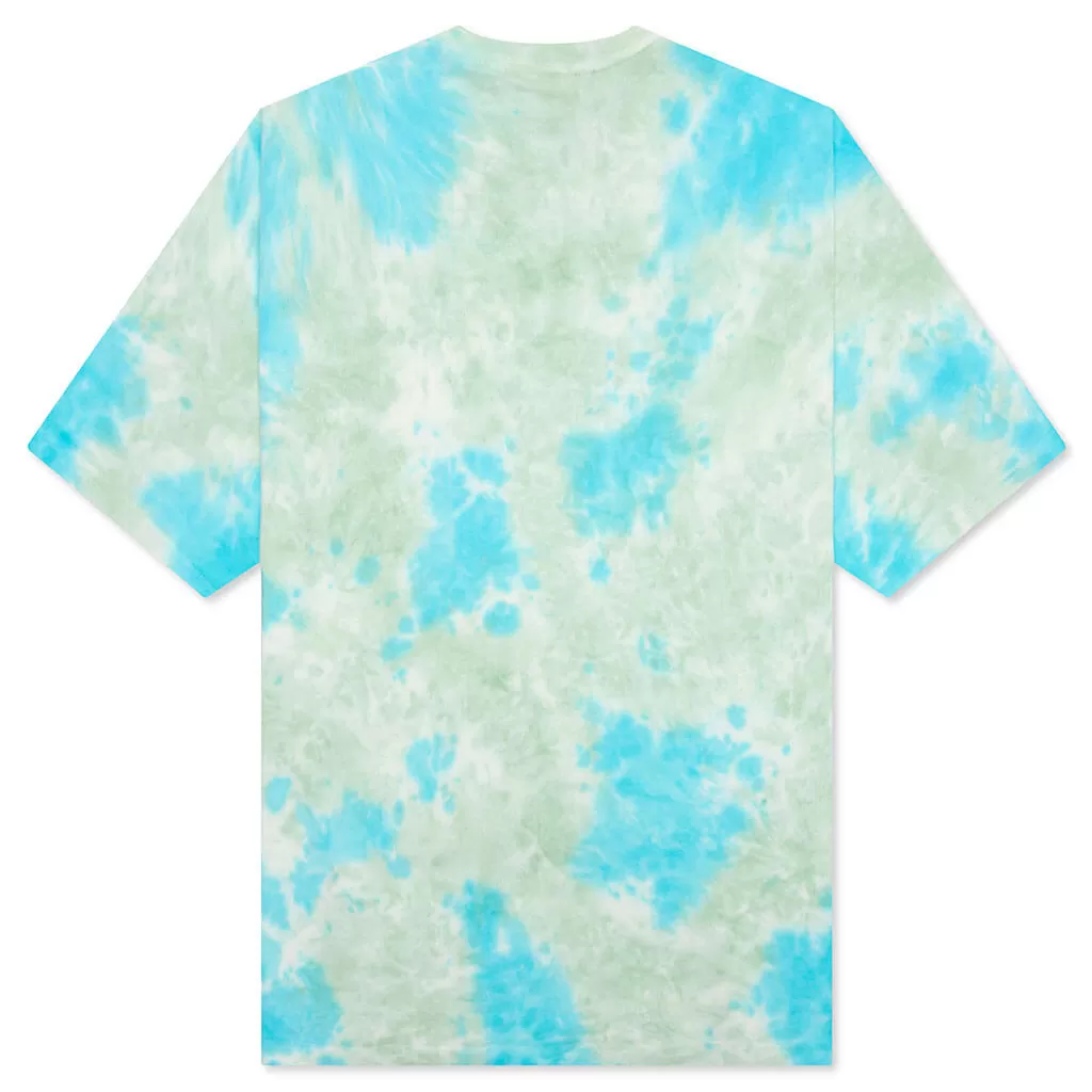 Essentials S/S Tee - Pale Ivory/Pistachio Frost/Bleached Aqua