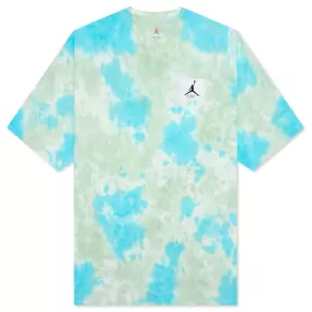 Essentials S/S Tee - Pale Ivory/Pistachio Frost/Bleached Aqua