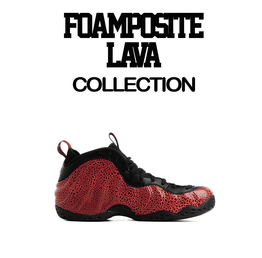 Foamposite Lava Shirt - Living Life - Black