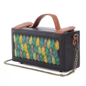 Garden Hand Embroidered crossbody Clutch Bag for women