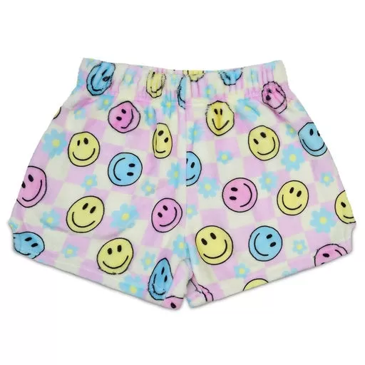 Iscream Happy Check Plush Shorts