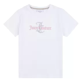 Juicy Couture Diamante T-Shirt Junior