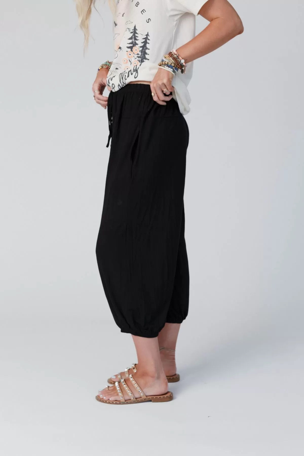 June Bug Jogger Pants - Black