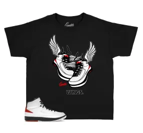 Kids Chicago 2 Shirt - Wings - Black