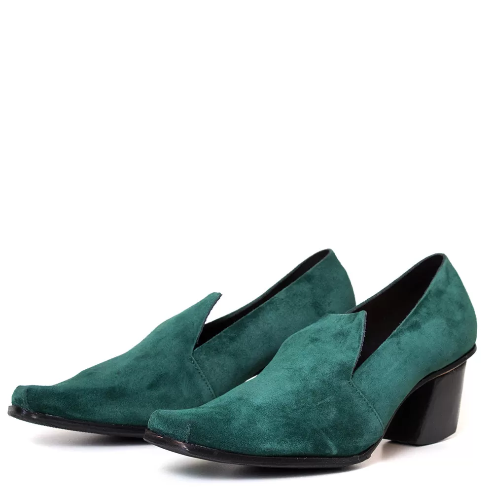 Literary Women's Suede Heel