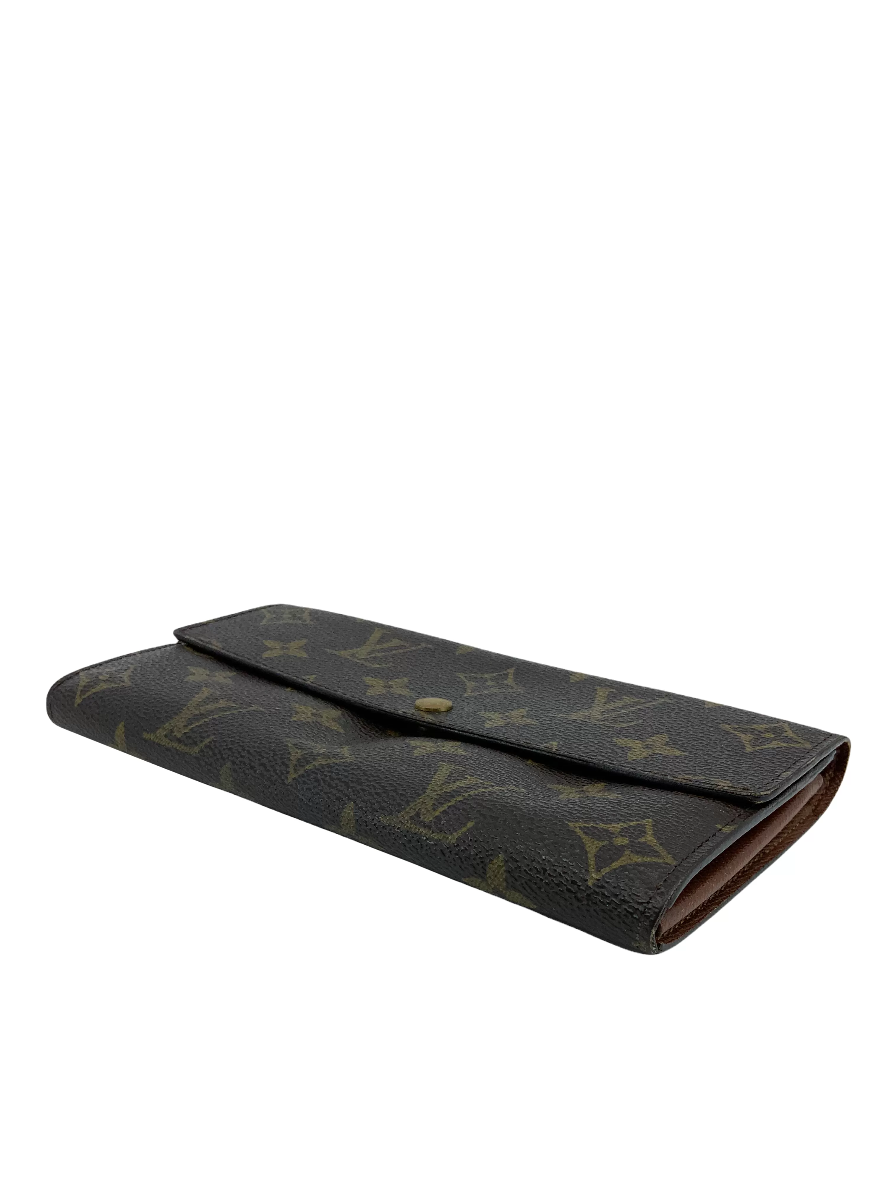 Louis Vuitton Monogram Canvas Long Flap Wallet