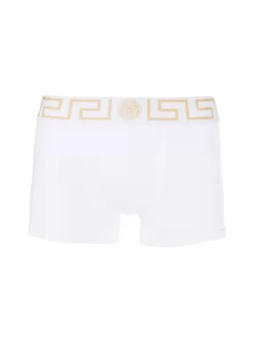 Medusa Greek Key waistband boxer shorts