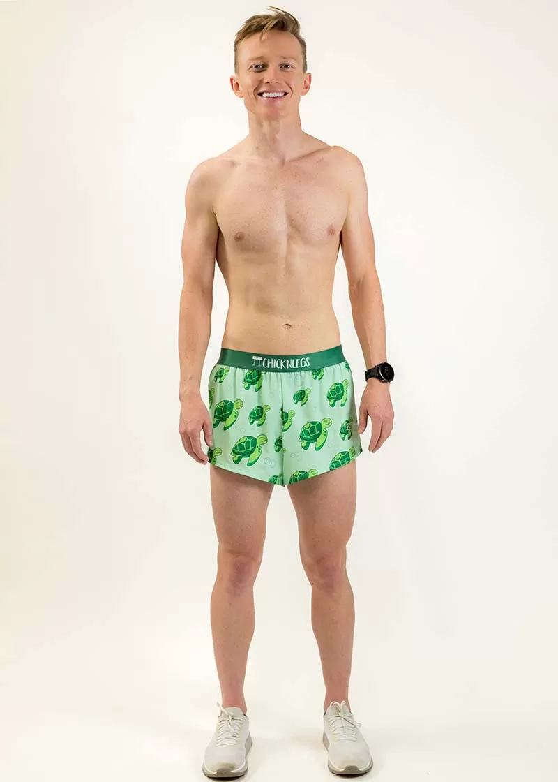 Men's Sea Turtles 2" Split Shorts