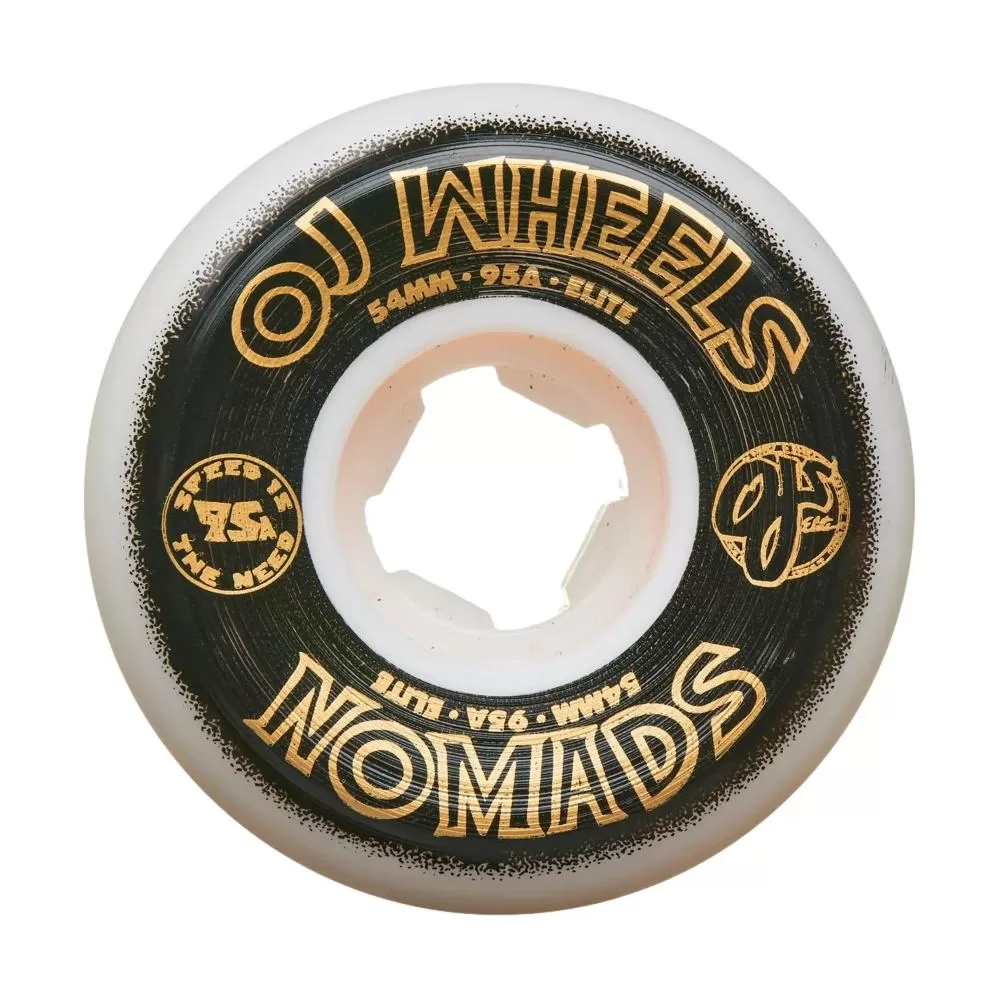 OJ Nomads Elite White 54mm 95a Wheels