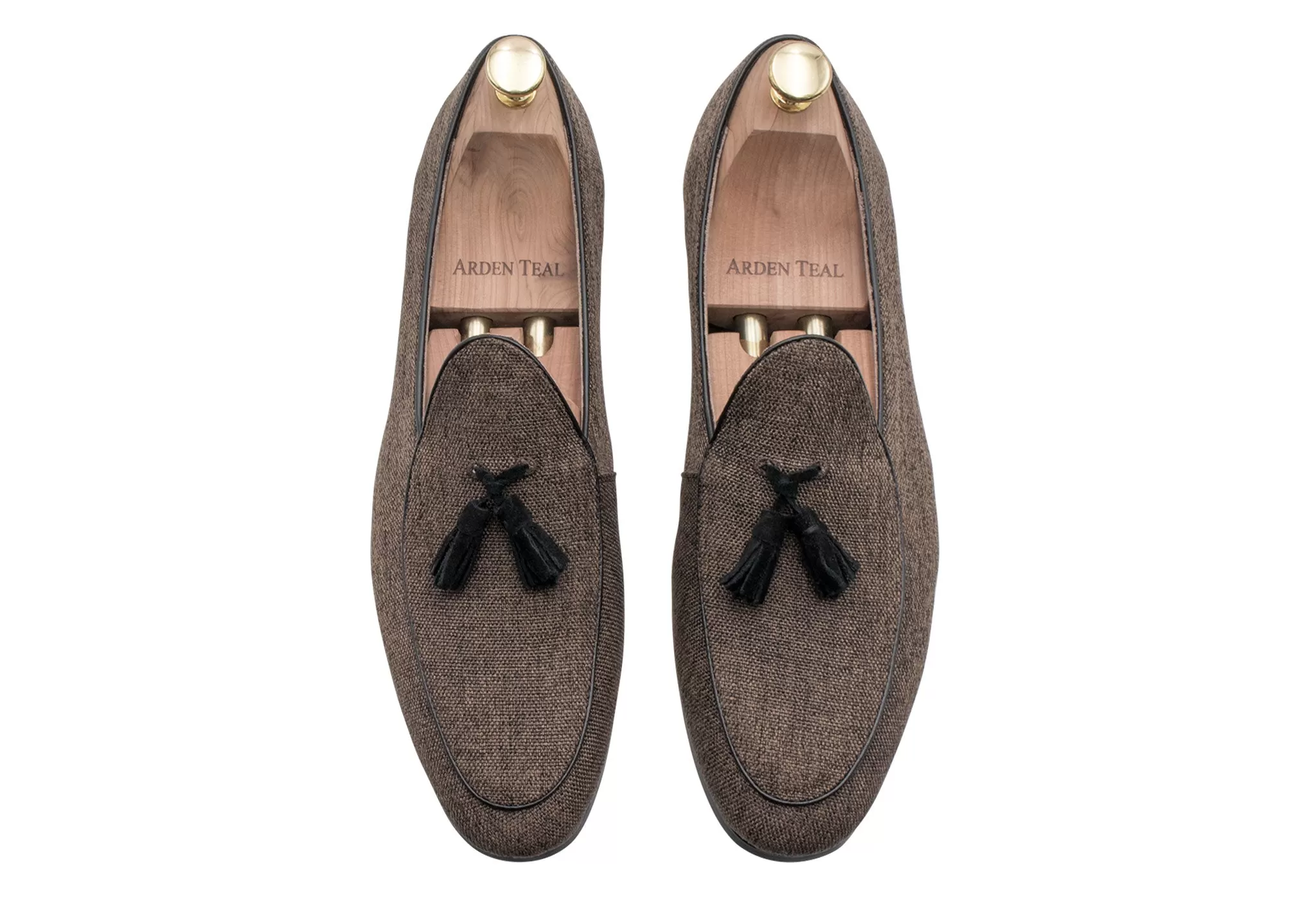 Rafael Mahagony Tassel Belgian Loafer