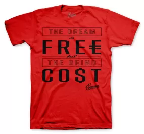 Retro 12 Reverse Flu Shirt - Cost - Red