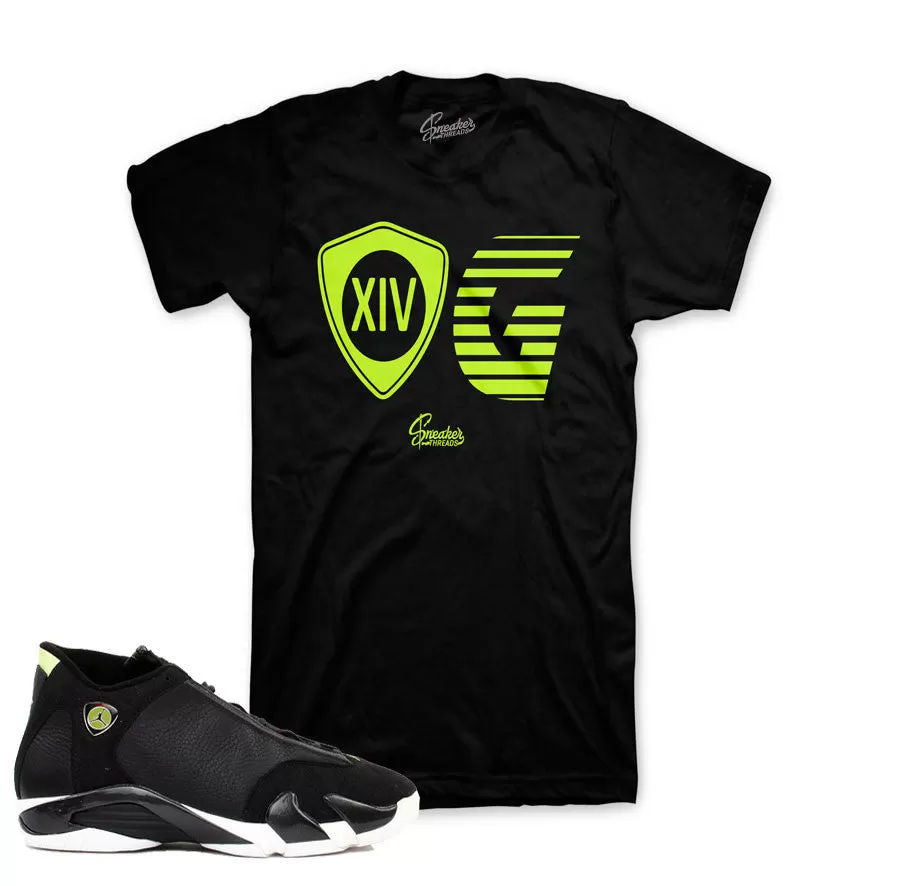 Retro 14 Indiglo Shirt - OG 14 - Black