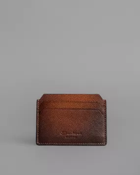 Saffiano Leather Credit Card Holder