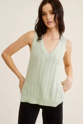 Sage Knit Tank Top