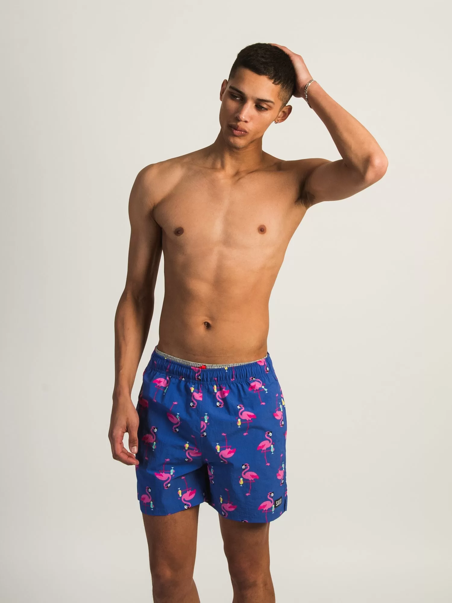 SAXX GO COASTAL 5 VOLLEY SHORT - FLAMINGO