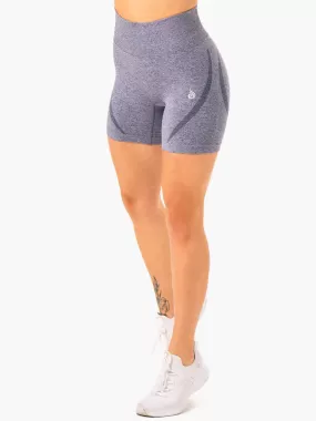 Sculpt Seamless Shorts - Navy Marl