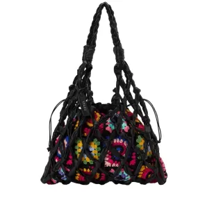 Staud Hitch Black Hobo Shoulder Bag