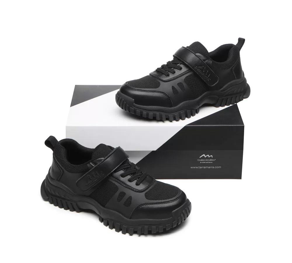 TARRAMARRA Senior Black Leather School Shoes