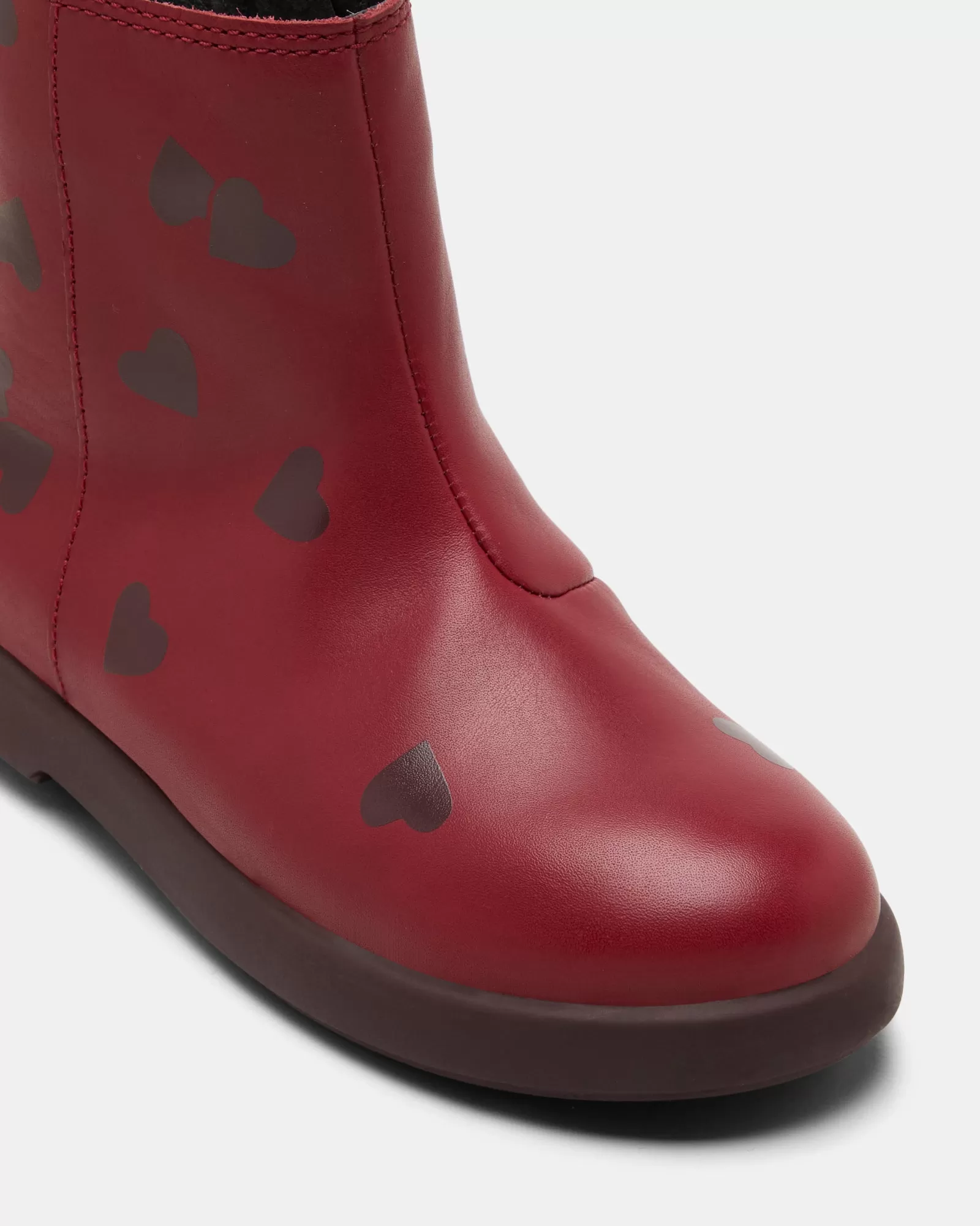 Twins Little hearts Boot Youth Burgundy