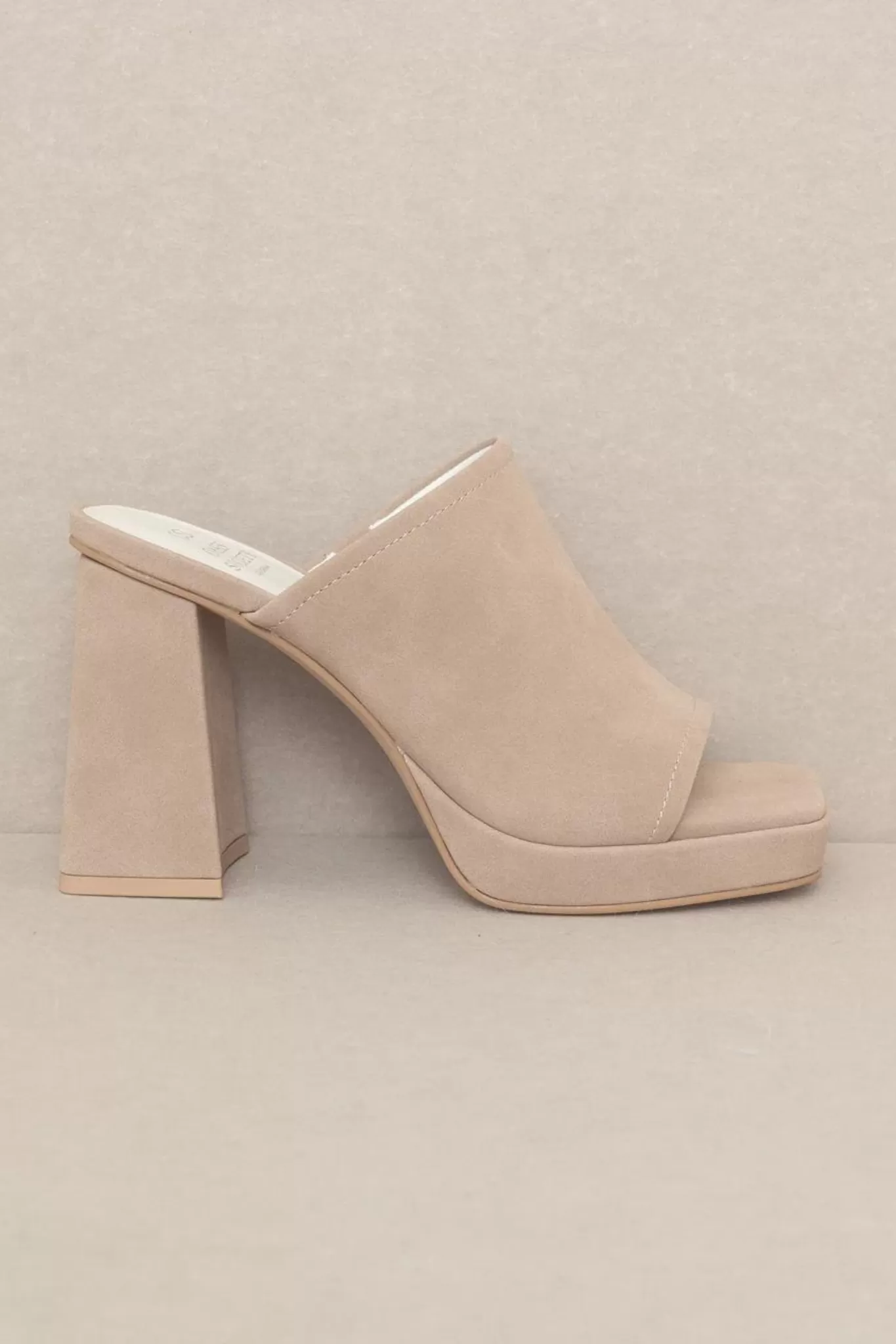 Vivienne Platform Heels Taupe