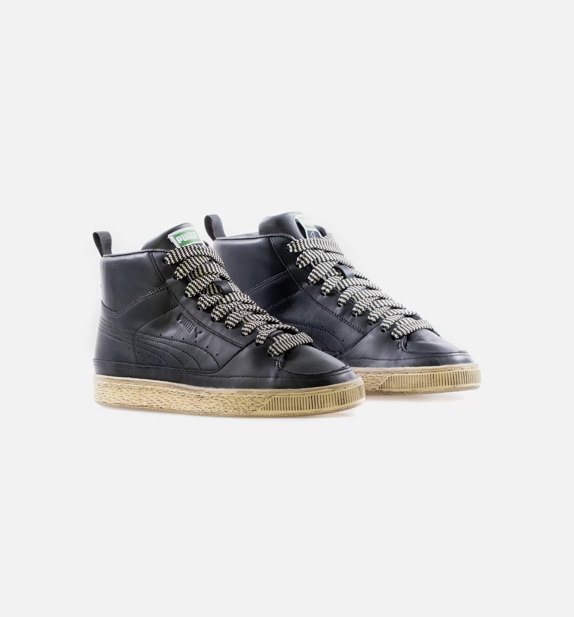 X Rhuigi Suede Mid Lifestyle Shoe - Black/Tan